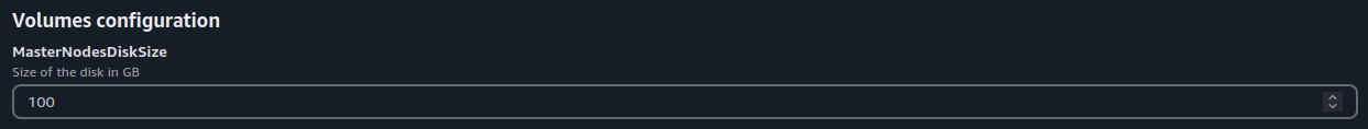 Volumes Configuration