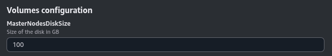 Volumes Configuration
