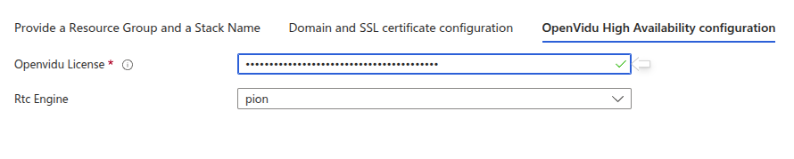 OpenVidu HA Configuration