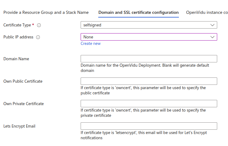 Self-signed certificates