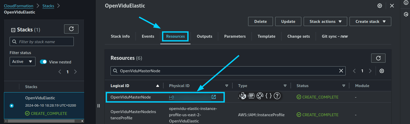 Delete CloudFormation Stack