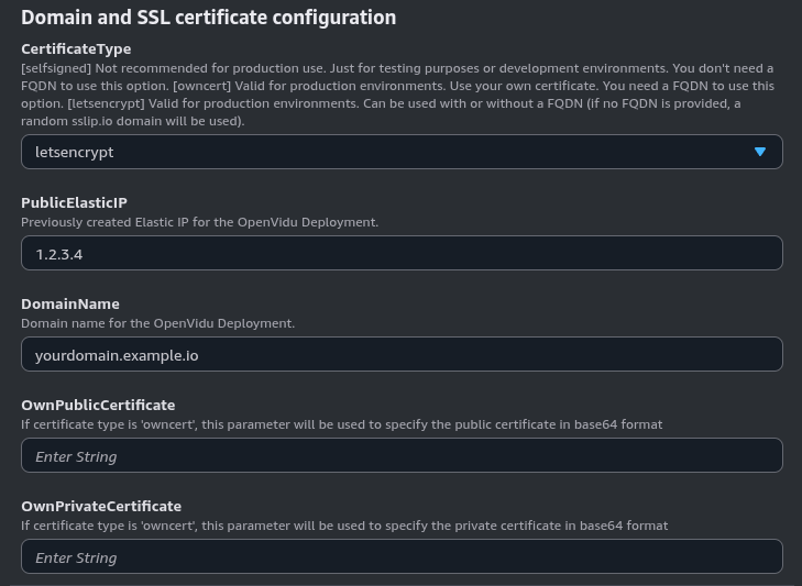 Let's Encrypt certificates