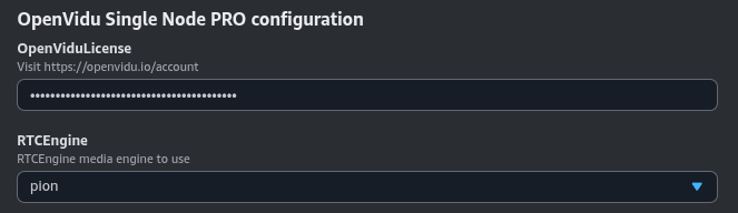 OpenVidu Elastic Configuration