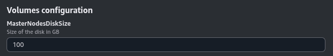 Volumes Configuration