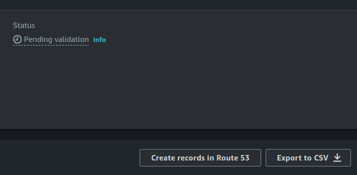 Create record in Route 53