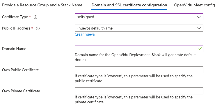Self-signed certificates