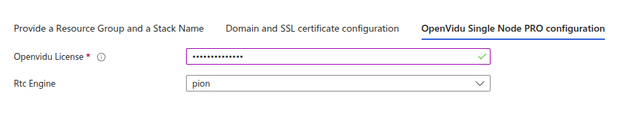 OpenVidu Single Node Pro Configuration
