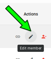 Member edit dialog with base role and custom permissions
