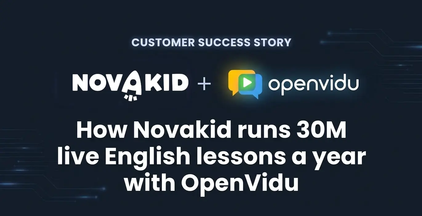 Novakid + OpenVidu Novakid and OpenVidu customer success story