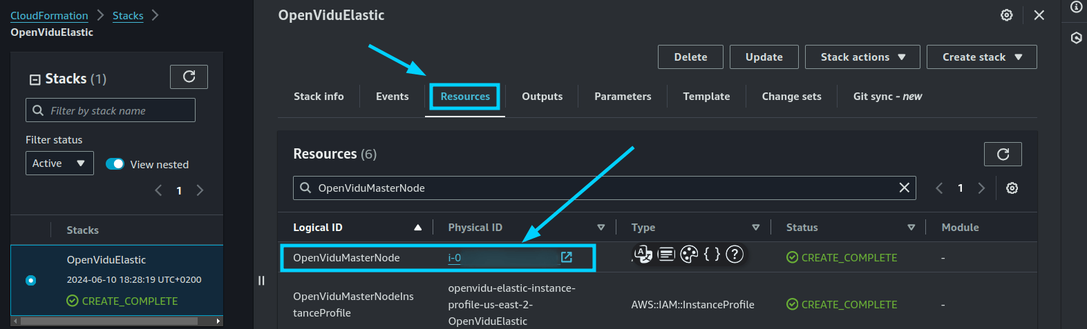 Delete CloudFormation Stack