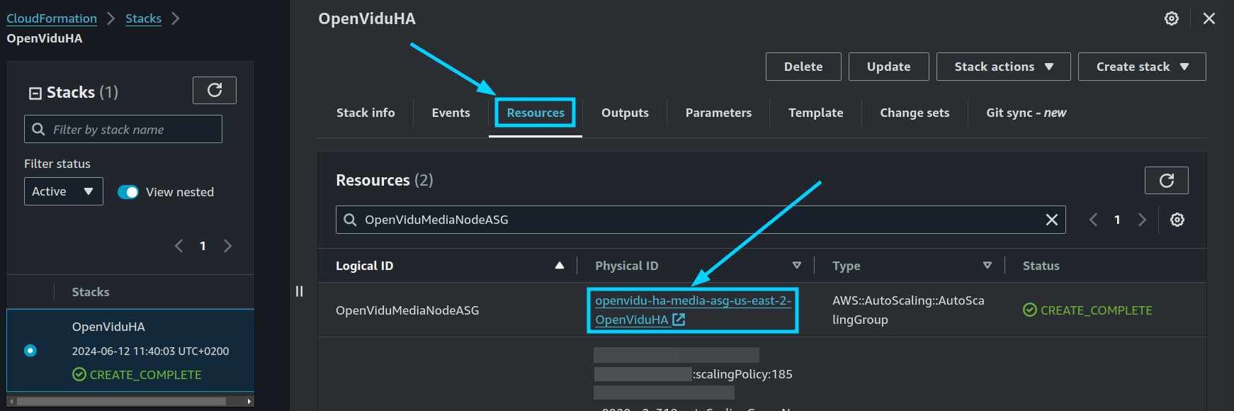 Select Auto Scaling Group