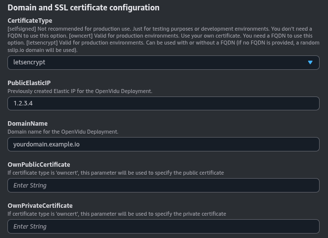 Let's Encrypt certificates