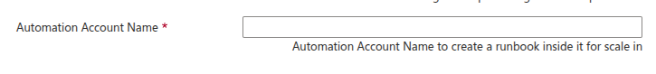 Automation account name