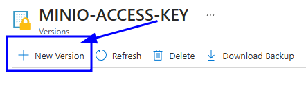 Azure Key Vault New Version Secret