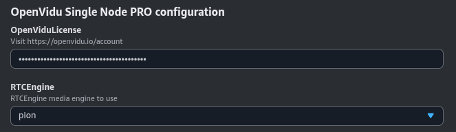 OpenVidu Elastic Configuration