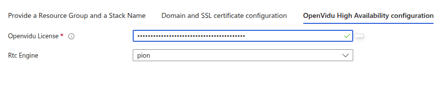 OpenVidu HA Configuration