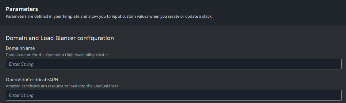 Load Balancer configuration