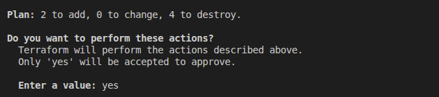 Terraform output autoscale change