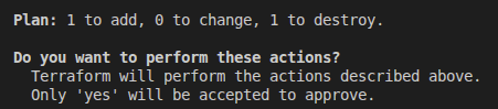 Terraform output autoscale change
