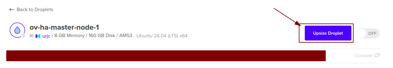Change droplet size master 1